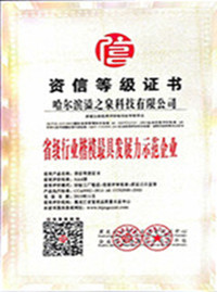 资信等级证书